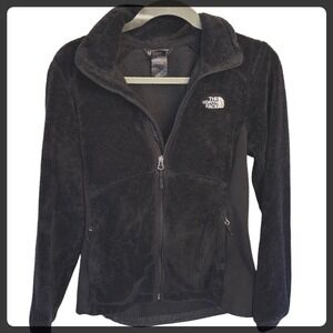 The North Face Women's Full Zip Fleece Jacket Black Sz. S